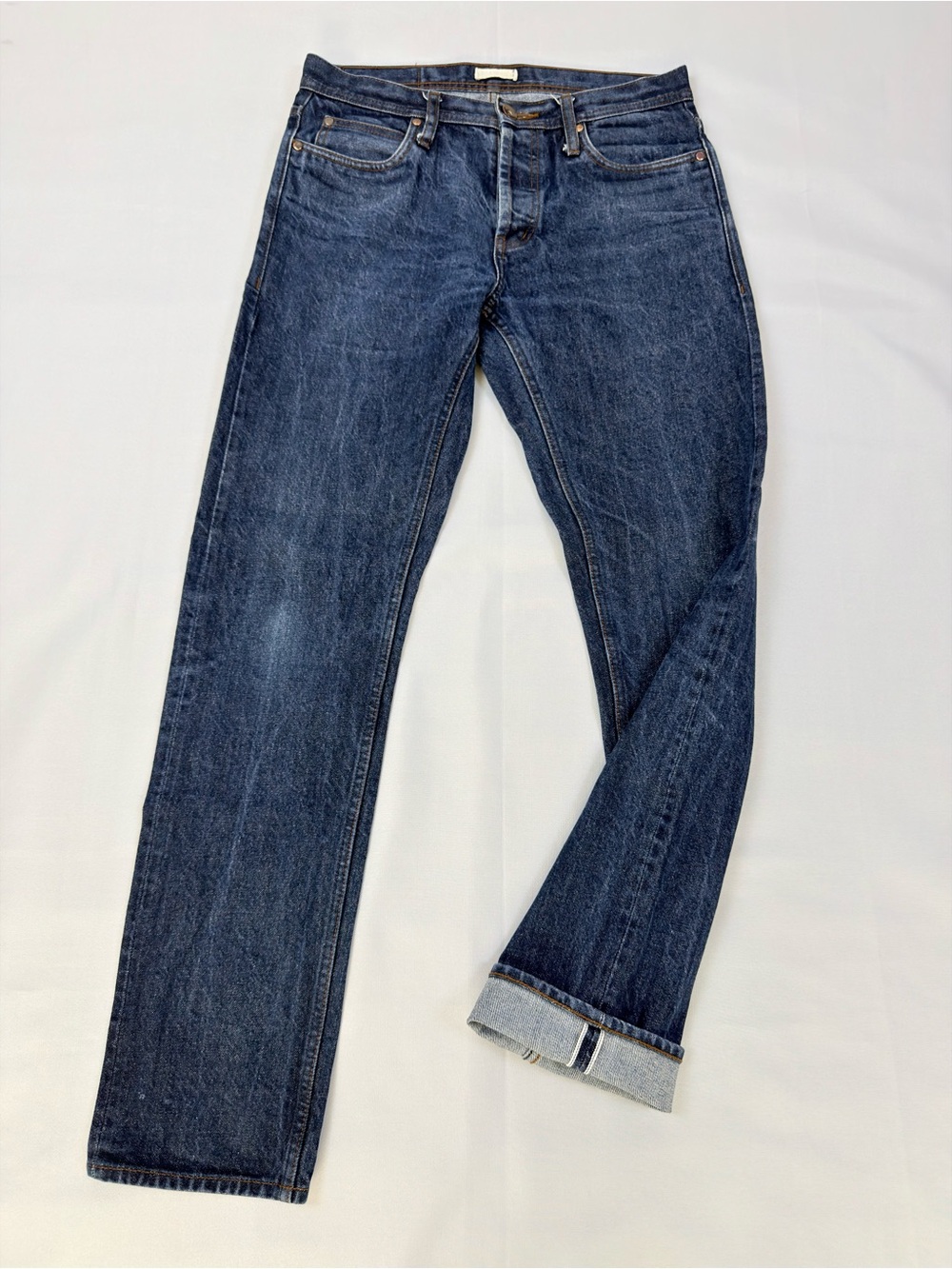 Unbranded Brand UB101 Men’s 32 Skinny 14.5oz Selvedge Denim Jeans